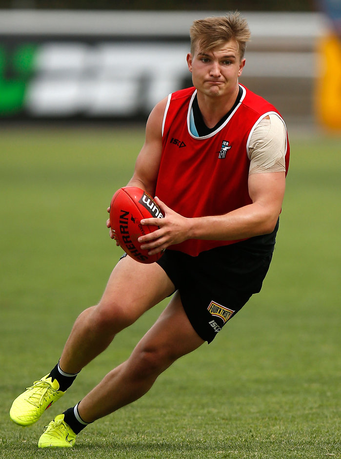 AFL 2015 Training - Port Adelaide 251115 Ollie Wines hopes to be emulating Patrick Dangerfield by the time his new contract ends - ${keywords}